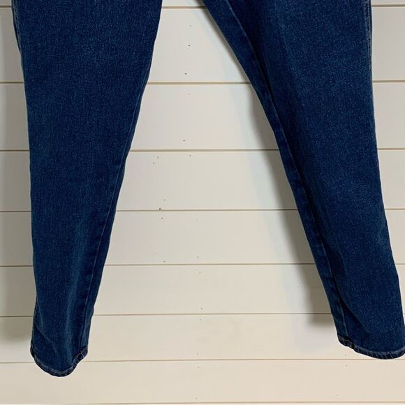 Jordache vintage 80s high rise straight leg mom boyfriend jeans size 14 - Picture 4 of 10